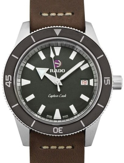 Rado Herreklokke R32505019 Captain Cook Grå/Lær Ø42 mm Rado Herreklokke R32505019 Captain Cook Grå/Lær Ø42 mm