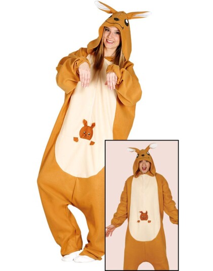 Fiestas Guirca Kenguru Kigurumi Unisex Kostyme Fiestas Guirca Kenguru Kigurumi Unisex Kostyme