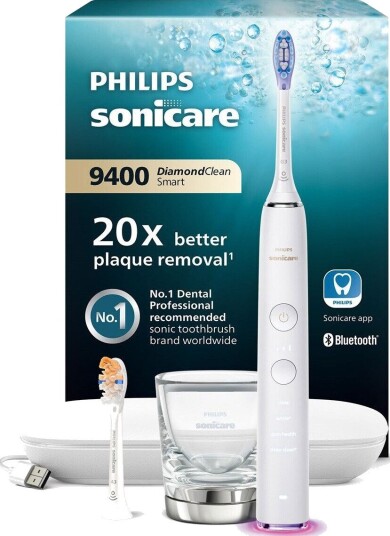 PHILIPS Sonicare DiamondClean Smart 9400 El-tannbørste White