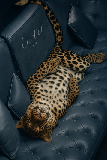 Plakat Leopard på Luksusskofa