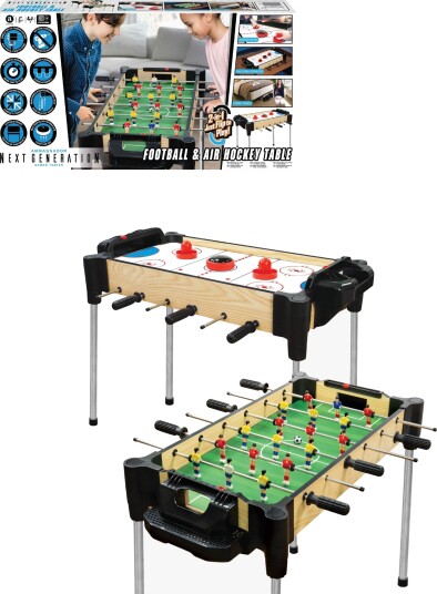TRG Games Bordspill Fotball Og Air Hockey 2-I-1