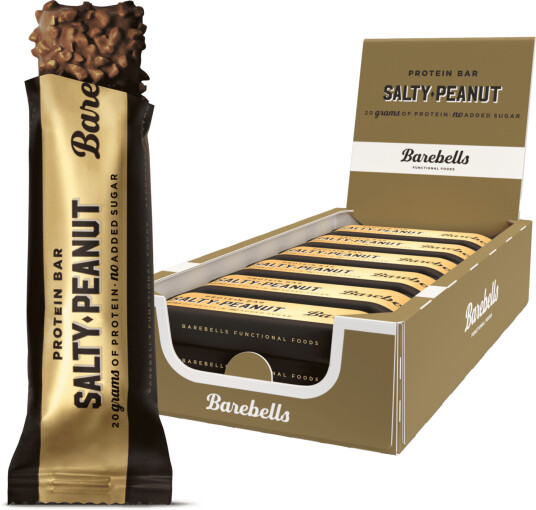 Barebells 12 X Barebells Protein Bar, 55 G, Salty Peanut