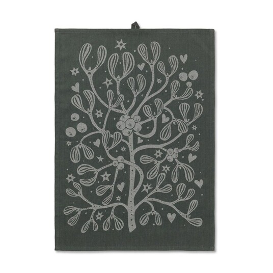ferm LIVING Mistel kjøkkenhåndkle dark-green ferm LIVING Mistel kjøkkenhåndkle dark-green