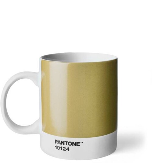 Copenhagen Design PANTONE kopp med hank 37,5 cl gull Copenhagen Design PANTONE kopp med hank 37,5 cl gull