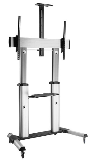 TECHLY TV Wagen, Teleskop höhenverst, 60-100" LCD/LED TV