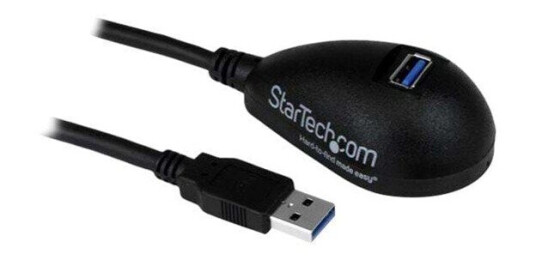 StarTech 1.5m SuperSpeed USB 3.0 Forlengelseskabel A-A Svart