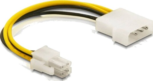 DeLOCK intern strømkabel P4 hann Molex 4-pin hann