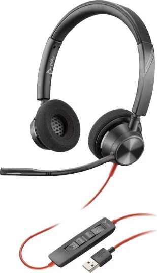 HP Poly Blackwire 3320 headset USB-A HP Poly Blackwire 3320 headset USB-A
