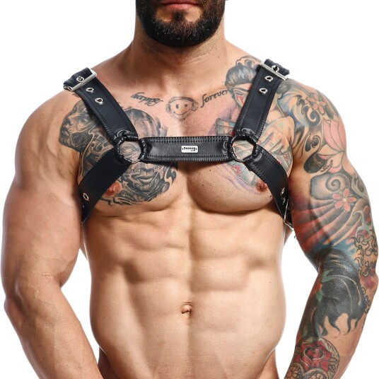 MaleBasics DNGEON Cross Chain Kroppssele - Svart - MaleBasics DNGEON Cross Chain Kroppssele - Svart -
