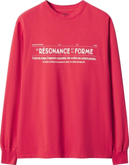 Maison Kitsuné Herre Topper Rød S,