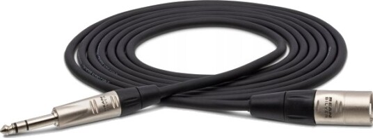Hosa Pro Xlr Hann Trs 6,3Mm 6M Kabel Hosa Pro Xlr Hann Trs 6,3Mm 6M Kabel
