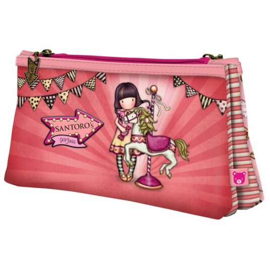 Gorjuss Dobbelbag Gorjuss Carousel Laksefarget (21.5 X 11,5 X 5 Cm)
