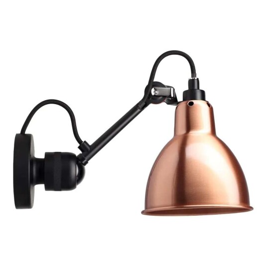 DCW - 304SW Vegglampe Svart/Kobber/Hvit Lampe Gras DCW - 304SW Vegglampe Svart/Kobber/Hvit Lampe Gras