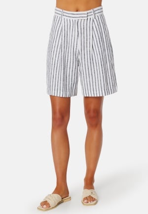 BUBBLEROOM CC linen striped shorts Striped 40