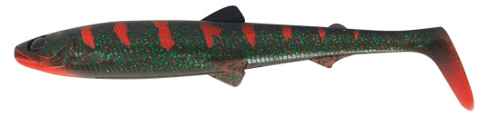 Westin BullTeez Shadtail 18cm 53g 1pc, softbait 18cm 53g Motoroil Blood
