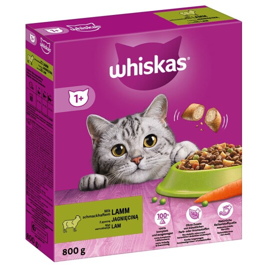 Whiskas 1+ Lam 800 G Whiskas 1+ Lam 800 G