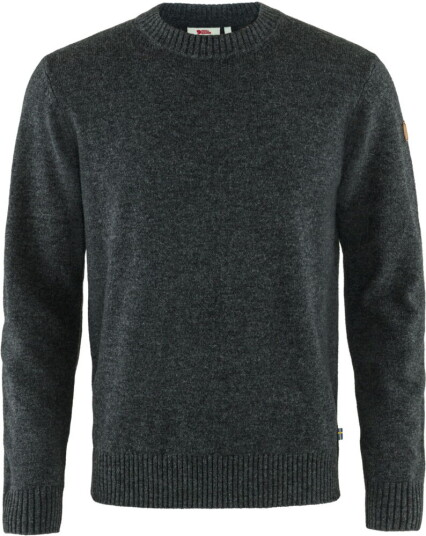 Fjellreven Men's Övik Round-neck Sweater Dark Grey M