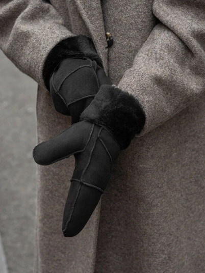 Markberg BellaMBG Sheepskin Mitten Sort M/L