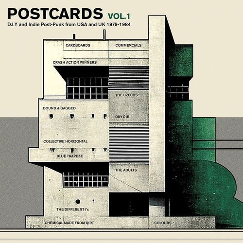 Diverse Artister Postcards 1: Diy & Indie Postpunk From Usa / Var LP/Vinyl Diverse Artister Postcards 1: Diy & Indie Postpunk From Usa / Var LP/Vinyl