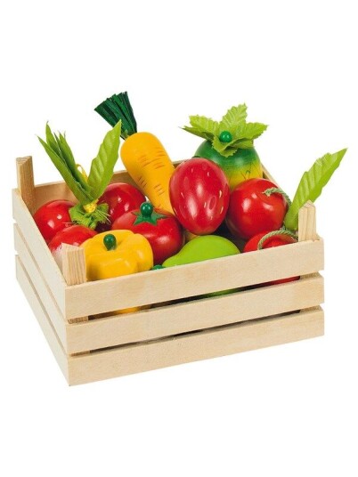 Goki Fruit and Vegetables in Box 10pcs. Goki Fruit and Vegetables in Box 10pcs.