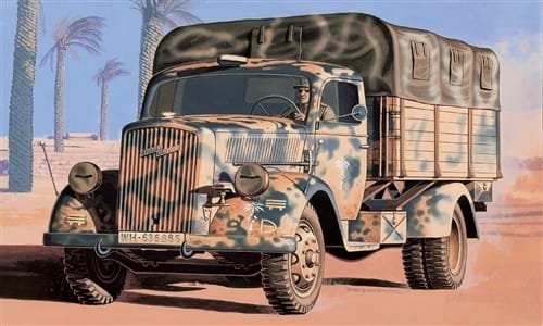 Italeri 7014 Byggesett Opel Blitz Modellbil 1:72