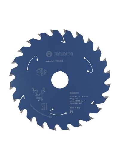 Bosch Expert 120 mm Sirkelsagblad for Batteridrevne Sager med 24 Tenner