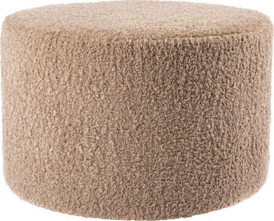 House Puff 55 cm Rund Teddy Beige