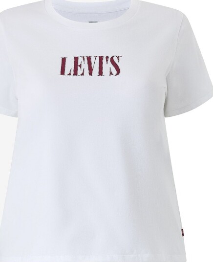 Levi's Plus T skjorte Pl Perfect Tee Hvit