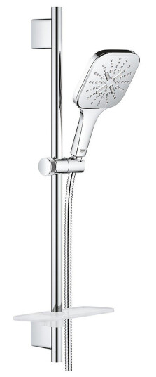 Grohe Rainshower SmartActive Cube 130 600 mm, med 3 stråletyper, Krom