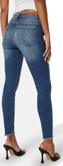 ONLY Onlblush Mid SK Ank RW Denim Medium Blue Denim S/30