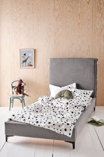Jotex CURRAHEE barneseng 90x200 cm Mørk grå 1564263-01-0 1591879-03-0
