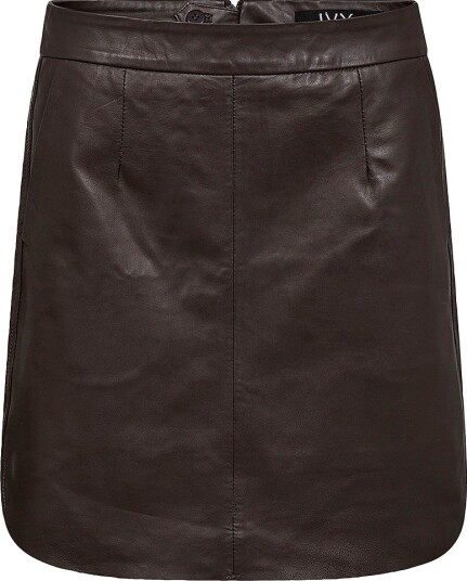 IVY Copenhagen Ivy Kylie Leather Mini Skirt   Brown   38