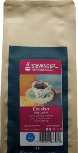 Koffeinfri Colombia Excelso 1kg