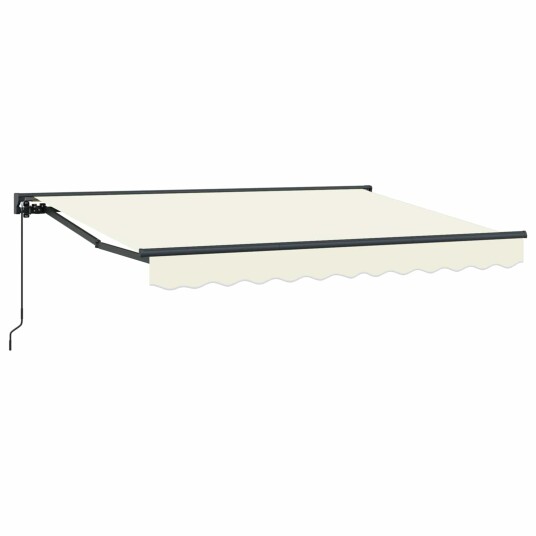 Manuell utskiftbar markise Krem 3,5 x 2 m