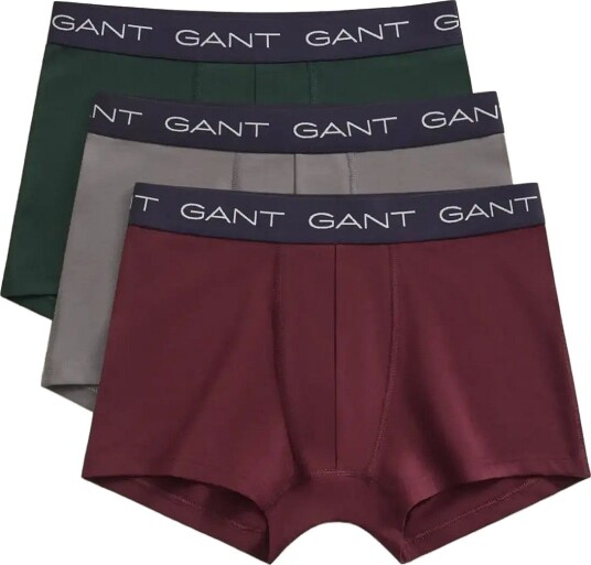Gant Trunk 3-Pack - DARKENED WINE - 3XL