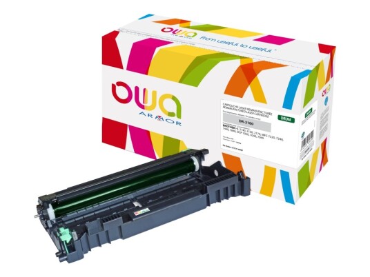 Owa - Svart - Kompatibel - Trommelsett Alternativ For: Brother Dr2100 - For Brother Dcp-7030 7040 7045 Hl-2140 2150 2170 Mfc-7320 7440 7840  Justio Dcp-7040
