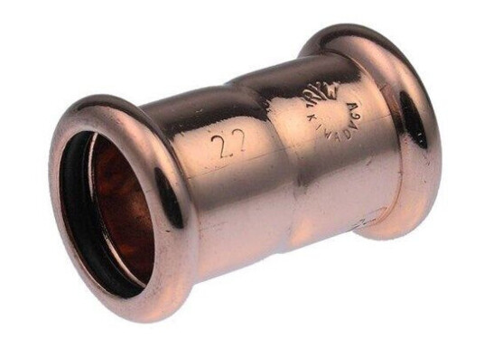 Vsh Fabrieken Xpress copper straight coupling ff 22 Vsh Fabrieken Xpress copper straight coupling ff 22
