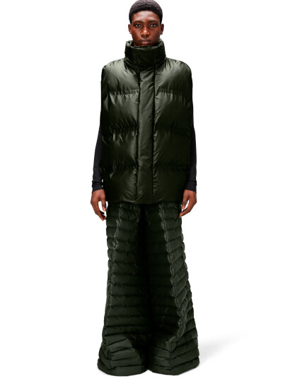 Rains Bator Puffer Vest W3T2 Khaki green S Rains Bator Puffer Vest W3T2 Khaki green S