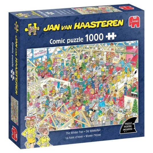 Jan Van Haasteren Puslespill 1000 Brikker Vintermesse Jan Van Haasteren Puslespill 1000 Brikker Vintermesse