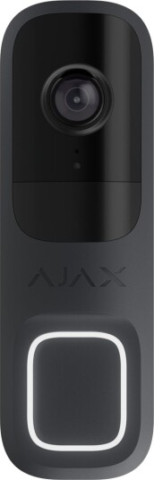 Ajax Video Dørklokke 4MP AI PIR Sensor Svart