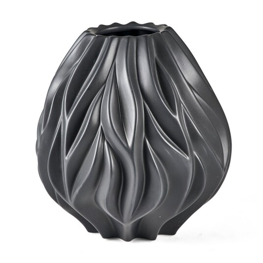Morsø Flame vase 23 cm Svart