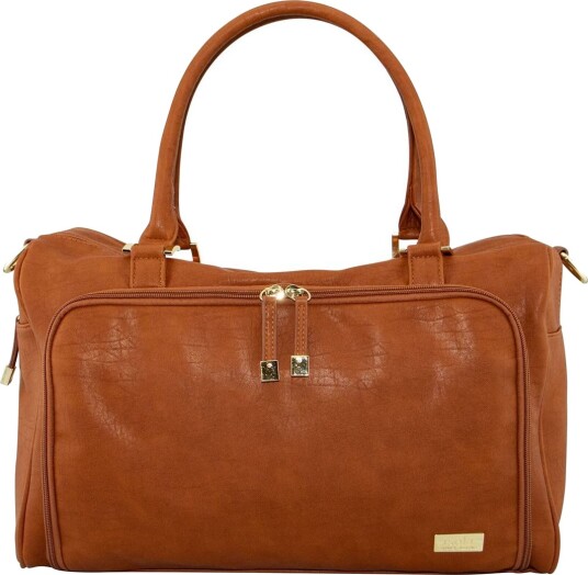Isoki Stelleveske Double Zip, Amber tan Isoki Stelleveske Double Zip, Amber tan
