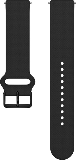Polar Silikonarmband 20mm Svart S-L Polar Silikonarmband 20mm Svart S-L
