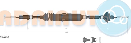 ADRIAUTO 55.0155 Clutchkabel ADRIAUTO 55.0155 Clutchkabel