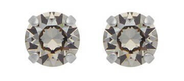 Classic Stud øredobber greige rhodium Classic Stud øredobber greige rhodium
