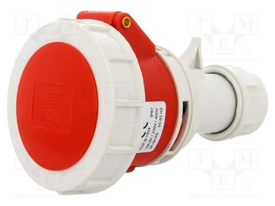 Pawbol Stikkontakt 16A 3Pol+N+J 230V/400V IP67 Pawbol Stikkontakt 16A 3Pol+N+J 230V/400V IP67