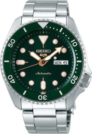 Seiko 5 Sports Automatic SRPD63K1 Herre 43 mm Analog Automatisk Hardlex Crystal Mineralglass