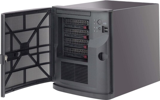 Supermicro Mini Tower Chassis W/ 4X 3.5 CSE 721TQ 350B2