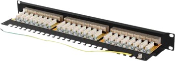 Lanberg Ppsa 1024 B Rj 45 Cat 6A Stp Svart