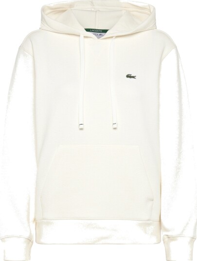 Lacoste Relaxed Fit Piqué Hoodie White 42 Lacoste Relaxed Fit Piqué Hoodie White 42